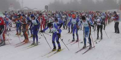 Start über 21 km in der freien Technik (© Thomas Kaufmann)