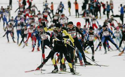 Start über 50 km Freistil (© Skitrail)